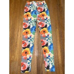 NWT Agnes & Dora Adult S/M‎ (4-12) Pansy Soft Stretchy Style #AD0276 Leggings